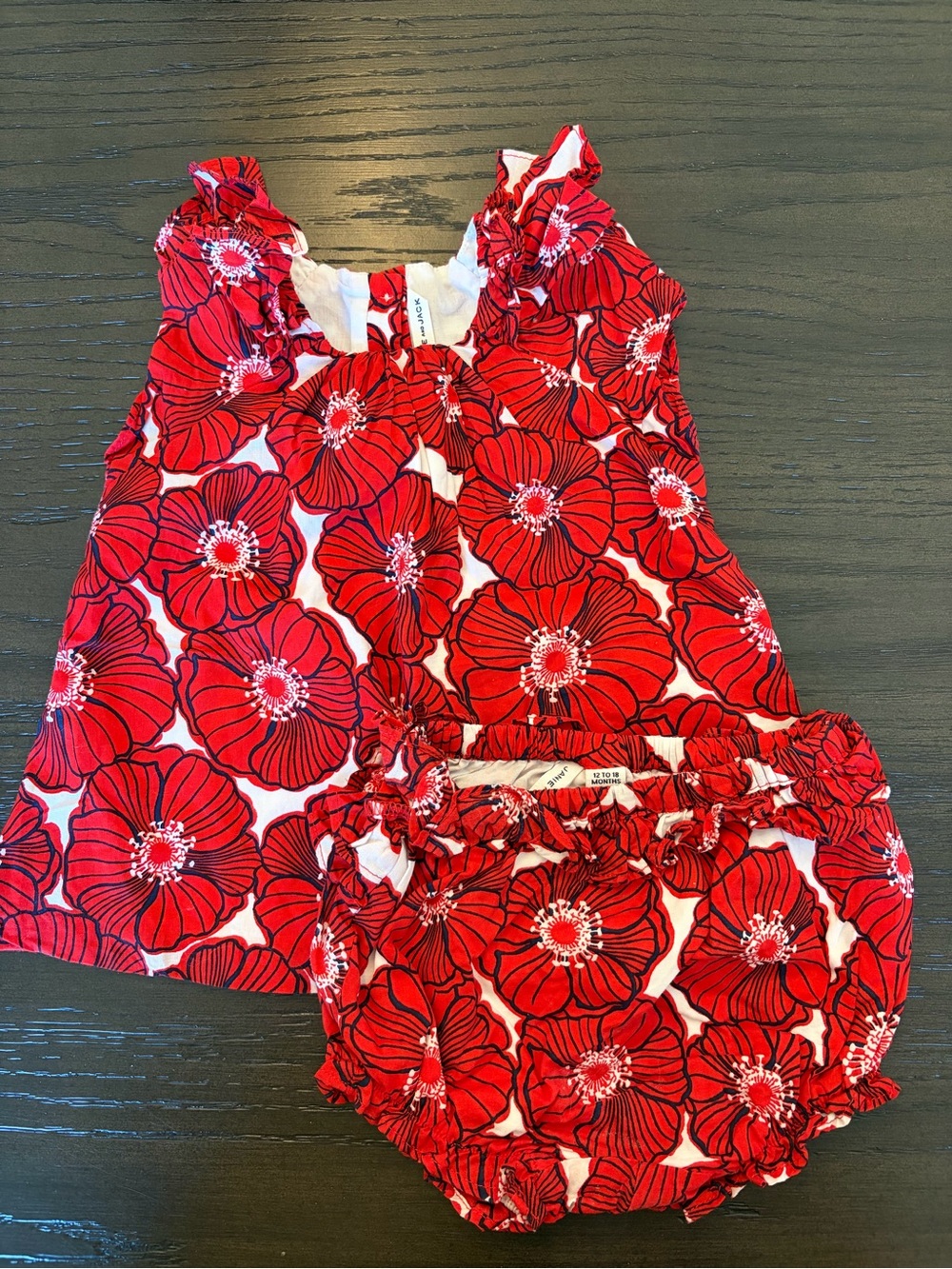 Janie and Jack Floral Baby Dress Set